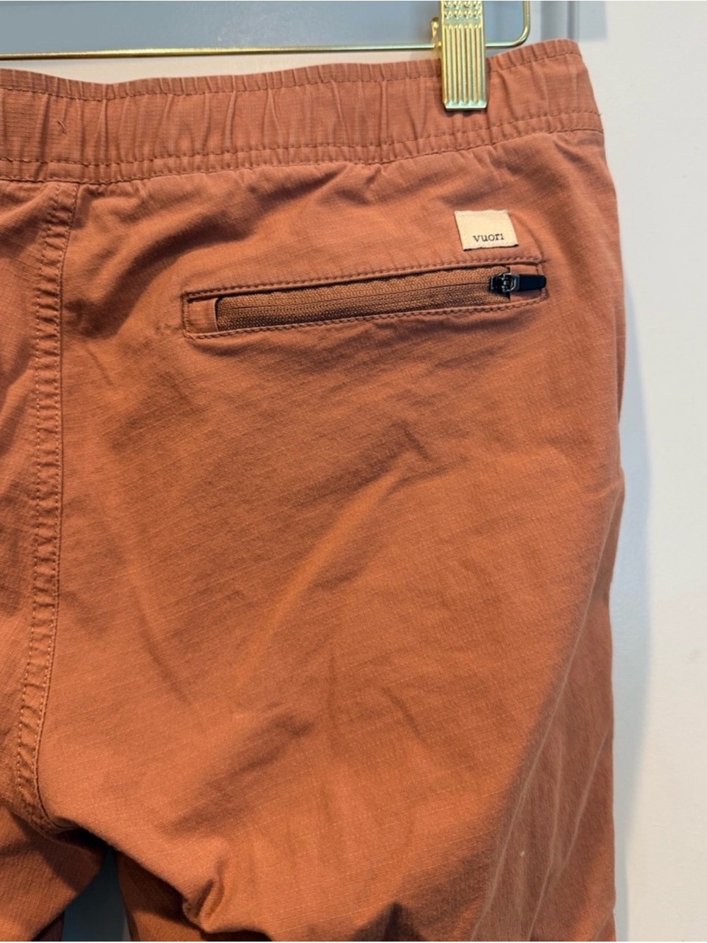 Vuori Ripstop Straight Leg Drawstring Pants - Rust - Picture 6 of 10